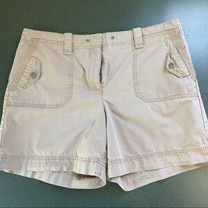 Ann Taylor loft shorts beige 12.